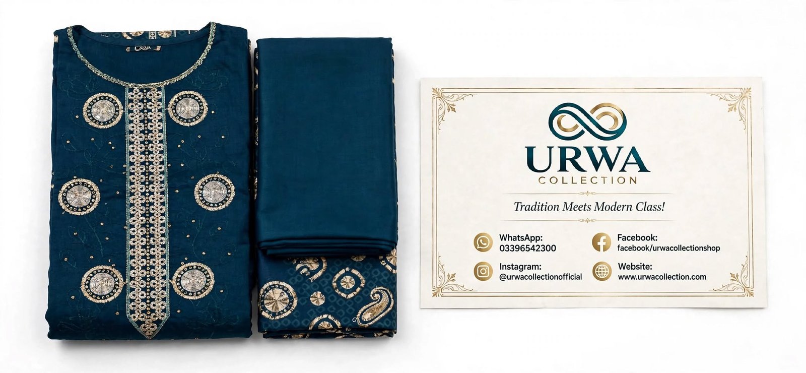Reviews of urwa collection suits Urwa Collection mustard embroidered khaddar 3pc suit for women - black floral print shirt with trouser and dupatta. Special Discounts